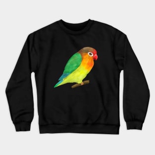 A digital drawing of a lovebird Crewneck Sweatshirt